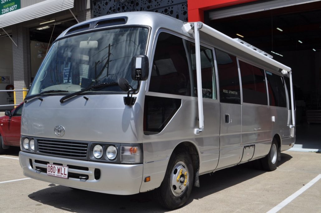 Australian Toyota Coaster Motorhome Sun Power Motorhomes